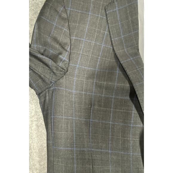 Brooks Brother Explorer Regent Suit 40S Jacket 34 x 30 Pants Grey Windowpane - Picture 9 of 16